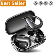 Exceptional Sound Quality Over-Ear Earbuds - 60Hrs Playtime for Sports Lovers