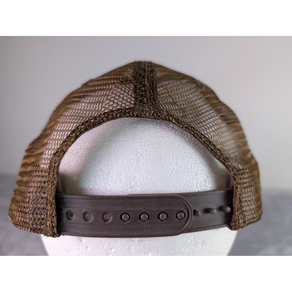 Guinness Pure Genius Brown Woven Straw Mesh Trucker Hat Snapback Official Merch View 5