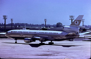 DC 10 35mm Colour Slide Turkish Airlines TC JAV See Note