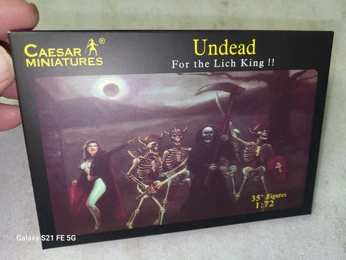Caesar Miniatures Fantasy Undead Lich King Zombie Figures 1/72 #103