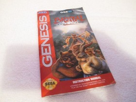 BRUTAL PAWS of FURY SEGA GENESIS COMPLETE CIB AUTHENTIC GAMETEK RARE *HANG TAG*