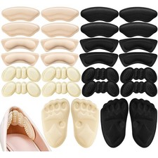 14 Pairs Premium Heel Grips for Men and Women Self-Adhesive Heel Pads Inserts