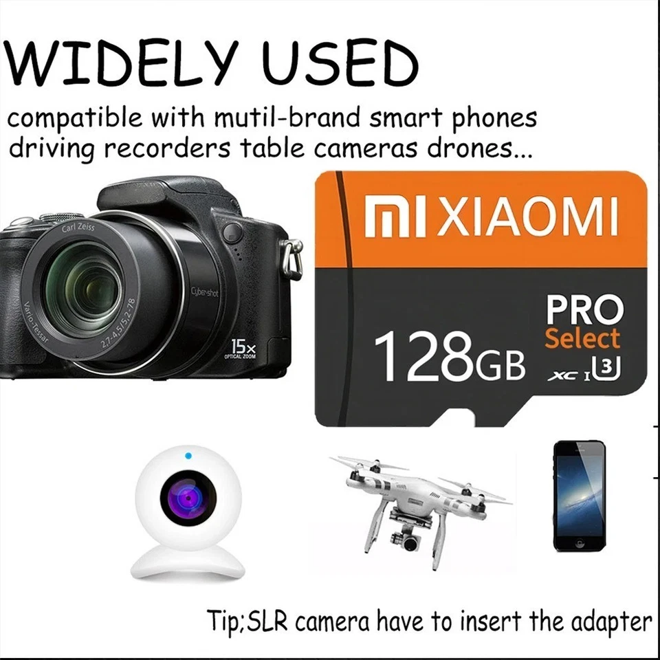 Xiaomi High Speed SD Memory Card 1TB 2TB Games Card Micro TF Card FOR Camera - Image 2 of 4