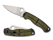 Spyderco Knives Para Military 2 Salt C81GBKYLMCP2 Yellow Black G10 CPM Magnacut