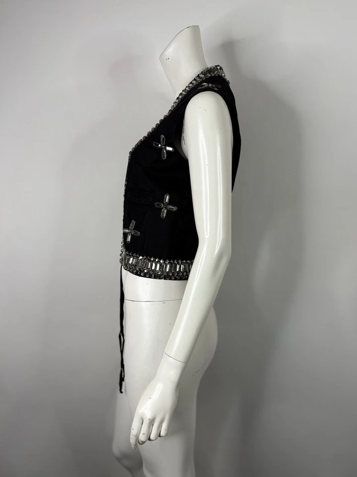 Chaleco de Colección Givenchy Negro Tachonado FR40 Foto 4 de 4