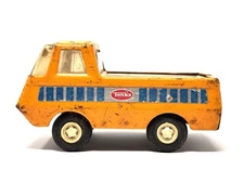 1970s Vintage Tonka Yellow Pressed Steel Pick-Up Truck