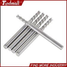 Findmall 5PCS 3/32" 4 FLUTE CARBIDE END MILL 3/8" CUT LENGTH
