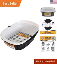 Arm  Hammer Large Sifting Cat Litter Box with Microban - Easy Clean  Odor C...