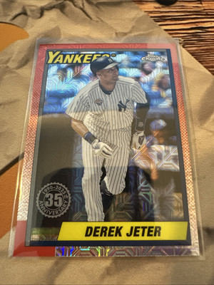 2025 Topps Series 1 Baseball Derek Jeter Chrome Mojo #T90C-5 | eBay
