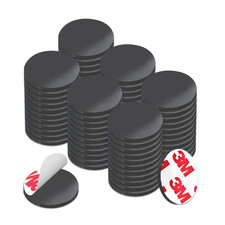 36Pack Magnets for Crafts with Adhesive Backing,Round Disc Magnets Strong Stick.