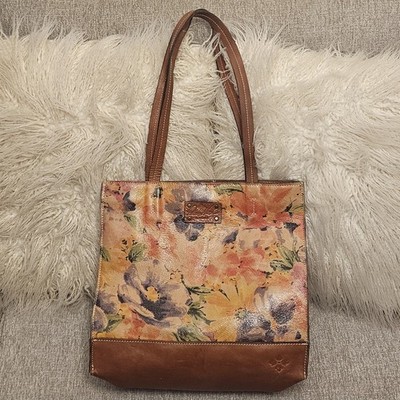 Patricia Nash Toscano Floral Italian Leather Tote bag