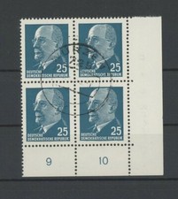 DDR ULBRICHT 934 X y II OR3 ER-4er-BLOCK u.r. sauber gestempelt m5361