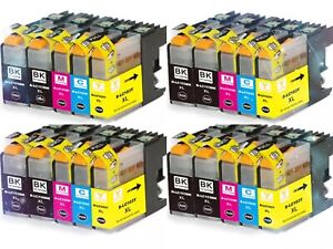 20pk Ink Cartridges for Brother LC103XL LC103CL MFC-J450DW MFC-J470DW