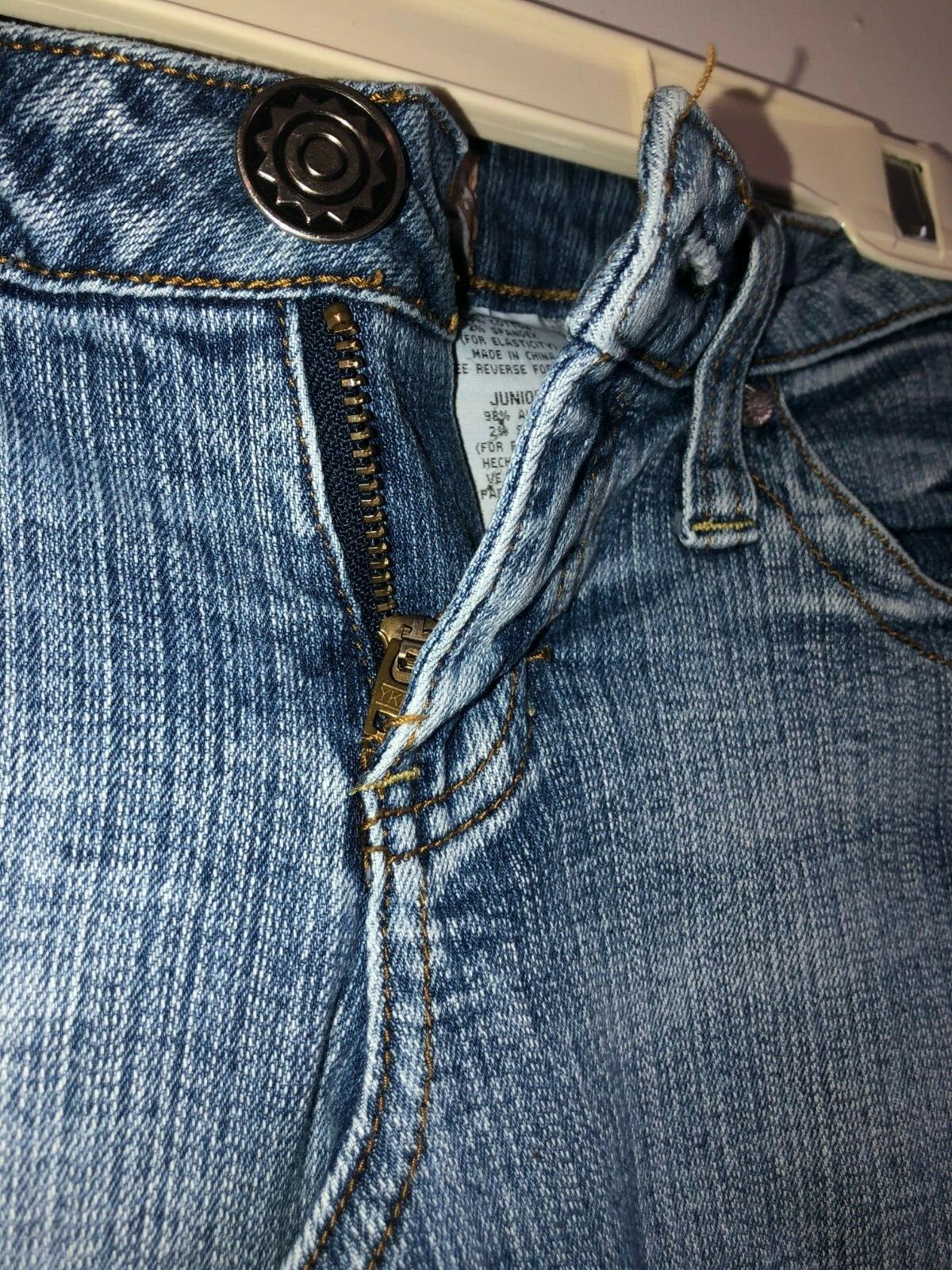 Nobo No Boundaries Size 5 Junior Wide Leg Blue Jean Capris Distressed | eBay