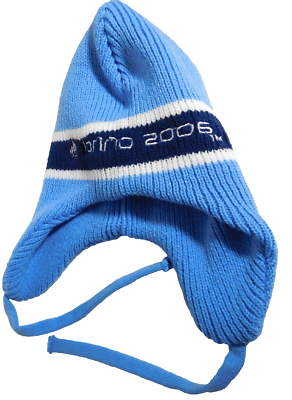 Torino Italy Olympics 2006 Knit Ear Flap Hat Cap Deadstock NOS | eBay