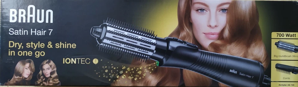 Braun Satin Hair 7 AS 720 Brush Warmluft Lockenbürste Iontec Lockenstab
