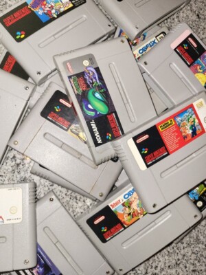 SNES Super Nintendo Spiele Riesen  Auswahl Module und OVP Games
