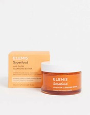 NIB ELEMIS Superfood AHA Glow Cleansing Butter Full Size 3.0oz 40 Value 