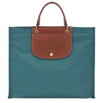 LONGCHAMP Cabas Longchamp L Tote Bag Cedar Canvas New
