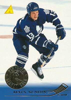 1995-96 Pinnacle GLOBAL GOLD #3 MATS SUNDIN - Toronto Maple Leafs