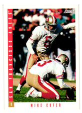 1993 Score Football Card #177 Mike Cofer San Francisco 49ers         
