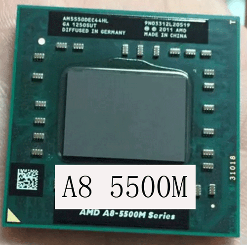AMD Quad Core A8-5500M 2.1 GHz Processor AM5550DEC44HL cpu Socket FS1r2 ...