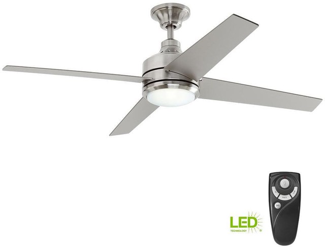 Mercer Ceiling Fan Light Kit 52 In Led Indoor Brushed Nickel