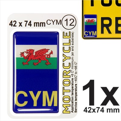 Cymru-Coche Etiqueta De La Ventana-Bandera Gales Dragón Galés Rugby Signo De Paí - Foto 5