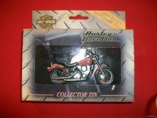 LICENSED HARLEY DAVIDSON PLAYING CARDS IN COLLECTOR TIN NIB DYNO SUPER GLIDE