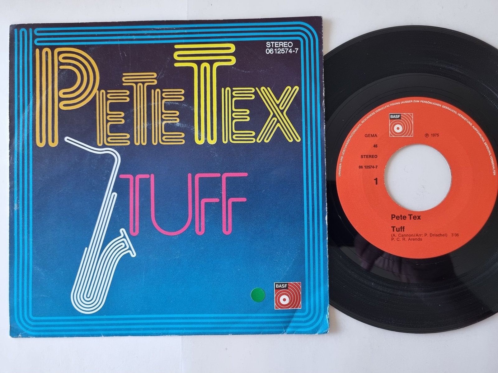 Pete Tex - Tuff 7'' Vinyl Germany