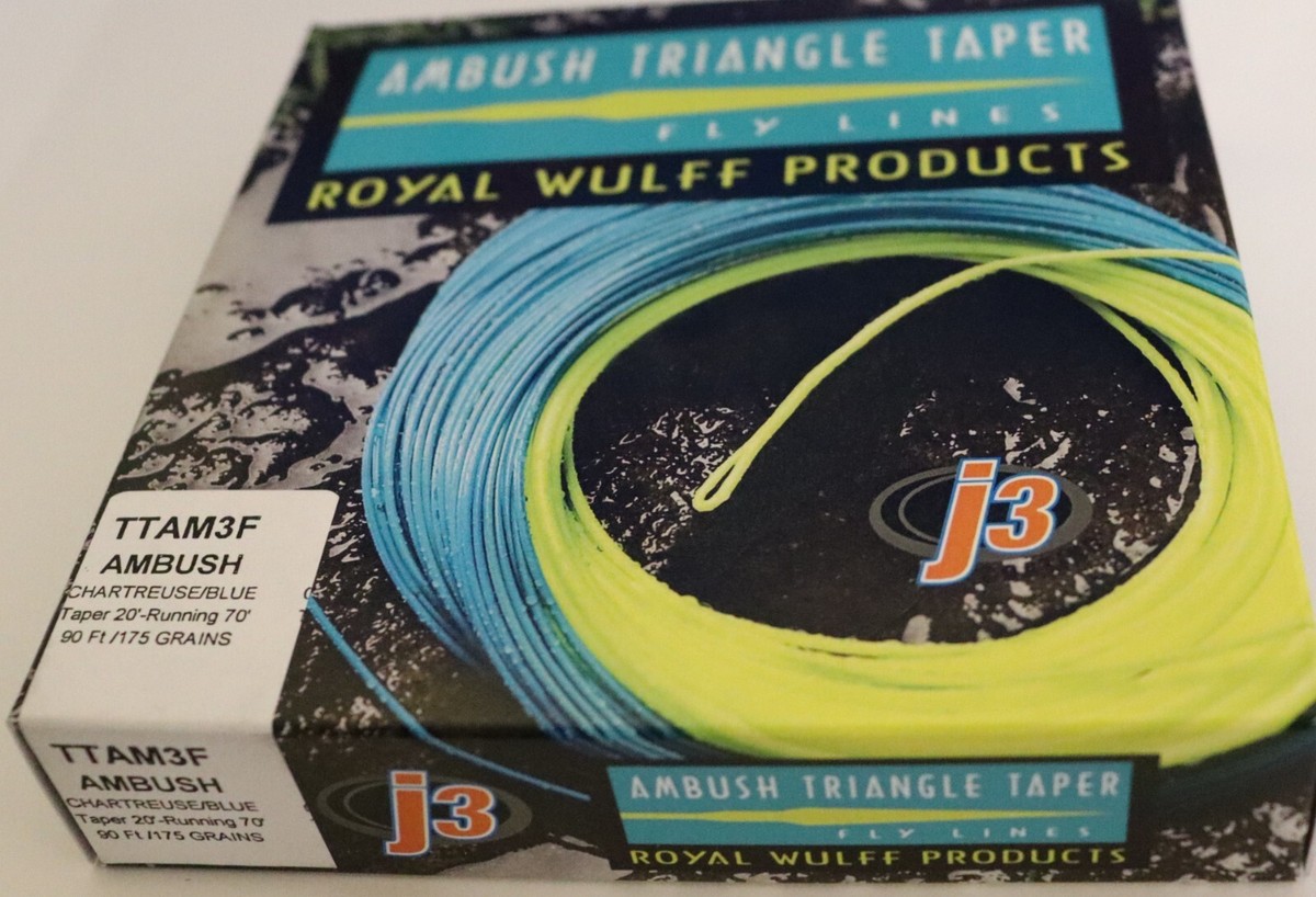 Royal Wulff Ambush Taper 7 Weight Floating Fly Line Fast Ttam7f