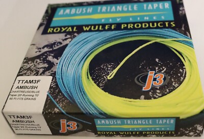 Royal Wulff Ambush Triangle Taper Fly Line - Short Head For Tight Quarter Fishing & Switch Rods Fly Fishing Line