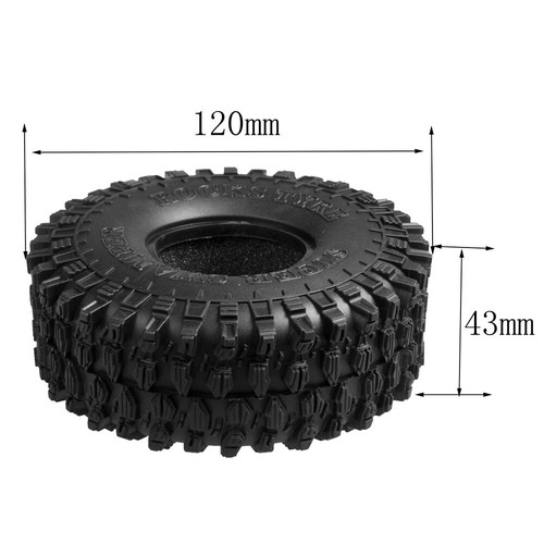 Neumático de buje de rueda Beadlock de aleación CNC de 1,9"" para rastreador de radiocontrol axial SCX10 TRX4 D90 - Imagen 6 de 86
