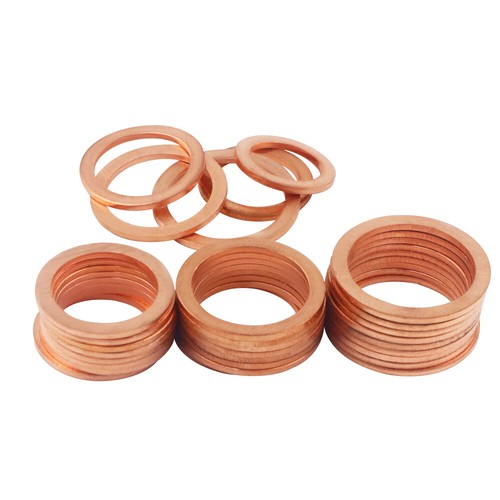 180x Kupferringe Dichtring Sortiment Set Kupfer Dichtungen Ölablaßschrauben Box - 第 8/11 張圖片