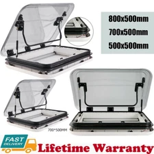 3 Sizes Aluminum Skylight Roof Vent Hatch Fit Caravan RV 800 /700/500 x 500 mm!