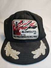 Vintage Semco Blowouts Inc. Snapback Mesh Trucker Cap HAT W/ Patch Made in USA