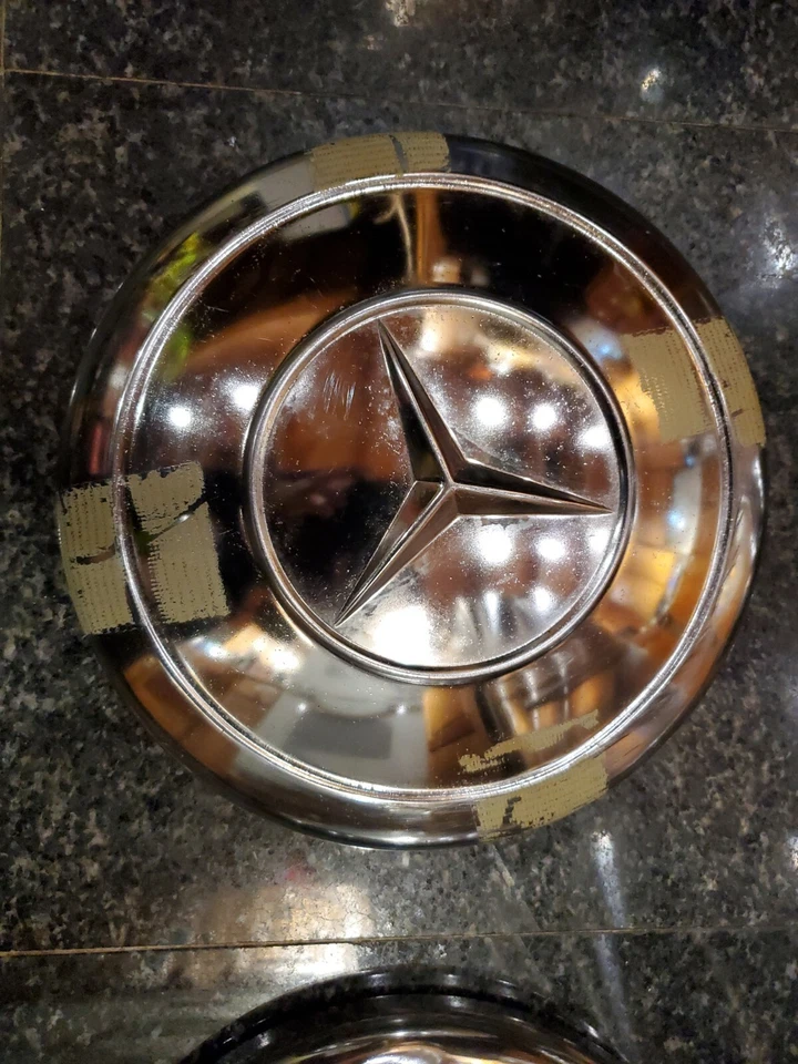 Juego (4) 300SL 230SL 250SL W198 TAPA CENTRAL RUEDA MERCEDES 190SL 9.5" 1864010025 Foto 2 de 4