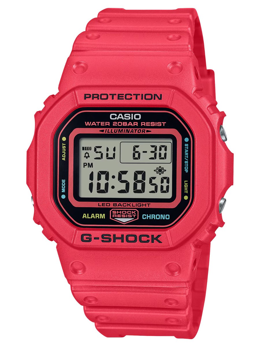 Casio G-SHOCK Red Sports Watch - DW5600EP-4 | eBay