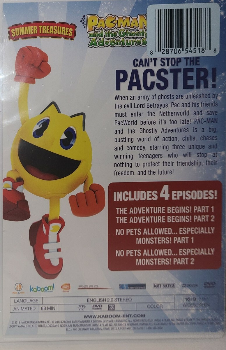 Pac-Man And The Ghostly Adventures Summer Treasures DVD (NEW