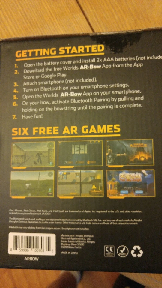 NEW Black Fin Augmented Reality AR Bow - Worlds AR — Augmented Reality Bow - Image 2 of 3