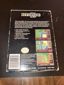 Hydlide (NES, Nintendo, Adventure/RPG, 1988) in Box, With Manual  Not Tested