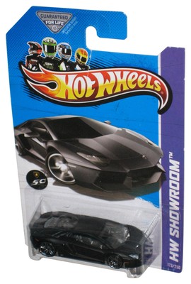 Hot Wheels HW Showroom (2012) Black Lamborghini Aventador LP 700-4 Toy Car 173/2