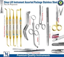 Assorted Clinical Sinus Lift Instruments Bone Grafting Oral Surgery Periodontal
