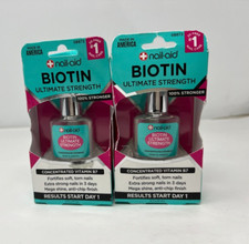2 pack Nail-Aid Biotin Ultimate Strength Treatment Strengthener - Clear, 0.55