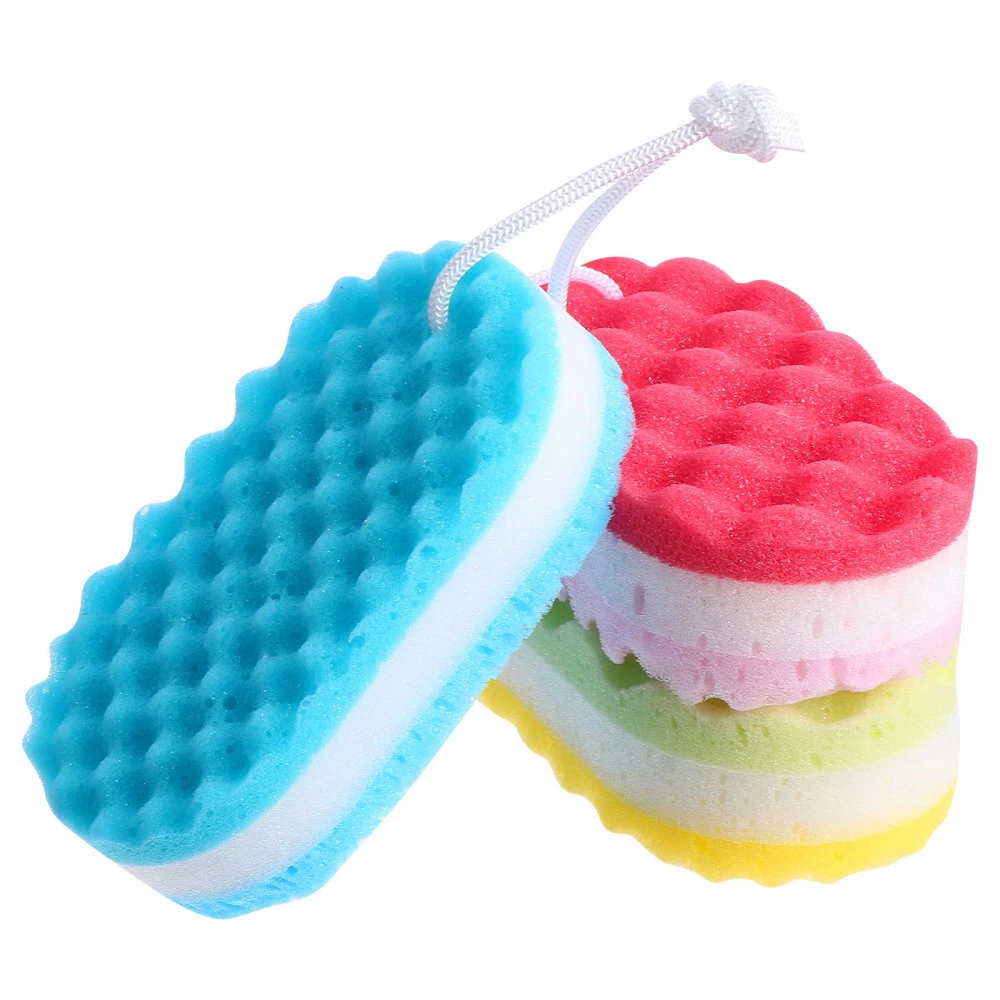 3pcs Shower Sponge for Body Exfoliating Bath Sponge Bath Sponges for Shower