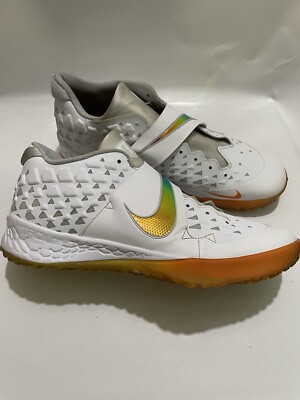 SALE! Nike Force Zoom Trout 6 Turf White Orange Size 15 (Pre-owned) | eBay