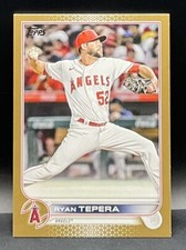 2022 Topps Update Ryan Tepera Gold /2022 LA Angels #US241