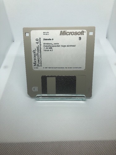 Microsoft PowerPoint v. 4.0- 11 Set 3.5" Floppy Disks With Startup 3M DS/HS 001 - Picture 9 of 12