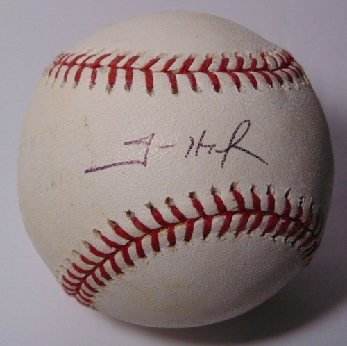 Trevor Hoffman Signed Game Used Rawlings MLB Baseball COA &CASE San Diego Padres - Picture 7 of 11