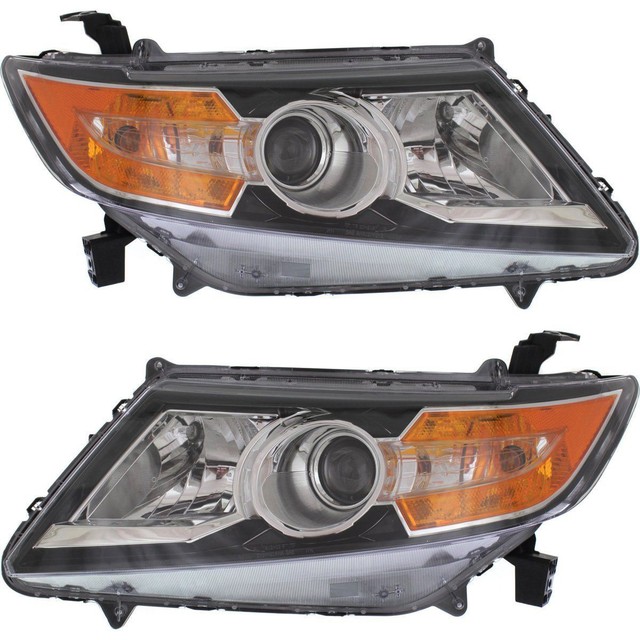 New Depo Driver & Passenger Side Headlight Set For 20142016 Honda Odyssey eBay